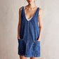 👗 Women's Fashion Denim Backless Dress