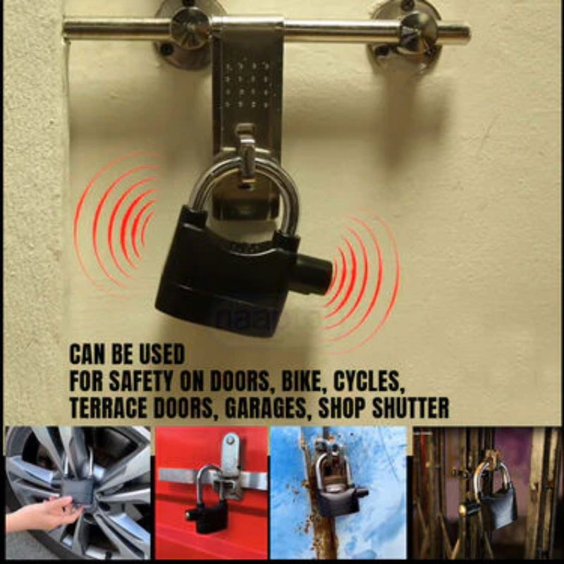 🎁🎁Cerradura con alarma antirrobo de alta seguridad