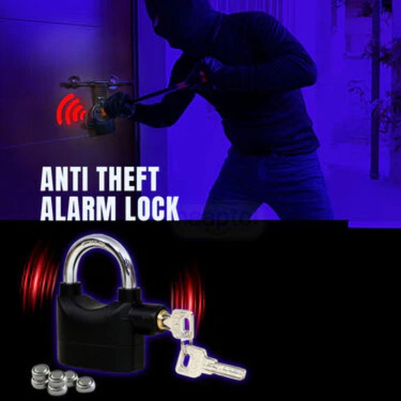 🎁🎁Cerradura con alarma antirrobo de alta seguridad