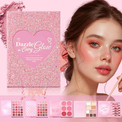 🎉✨️Amazing 50% OFF！💄Recommended by makeup artists！👱🏻‍♀️One palette covers all your full-face makeup looks！All-in-One Makeup Palette Book Set