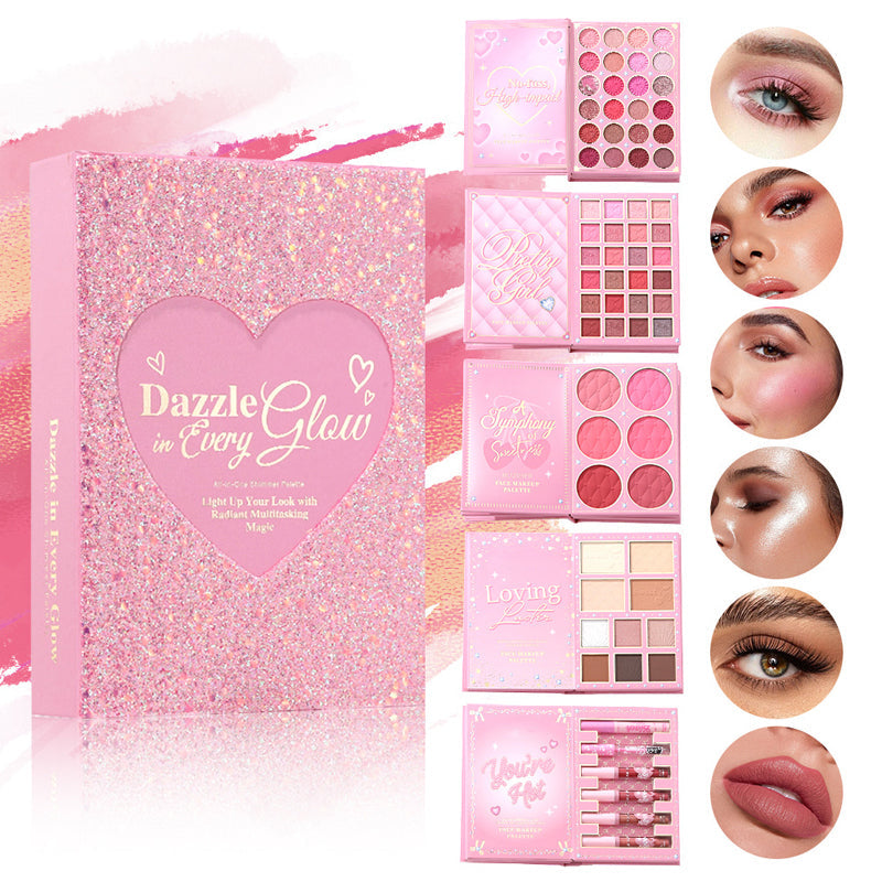 🎉✨️Amazing 50% OFF！💄Recommended by makeup artists！👱🏻‍♀️One palette covers all your full-face makeup looks！All-in-One Makeup Palette Book Set
