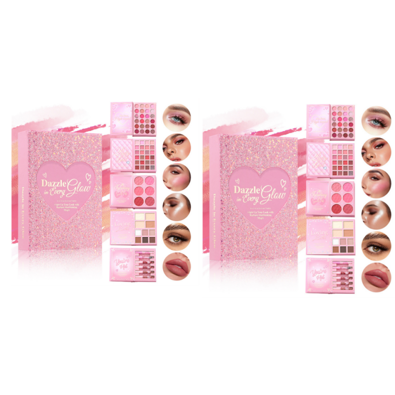 🎉✨️Amazing 50% OFF！💄Recommended by makeup artists！👱🏻‍♀️One palette covers all your full-face makeup looks！All-in-One Makeup Palette Book Set