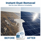🔥¡Oferta imperdible con 50% de descuento!🔥 Limpiador en aerosol para paneles solares: alta eficiencia, sin manchas, biodegradable, 946 ml (32 oz) rinde 570 litros (150 galones) ☀️