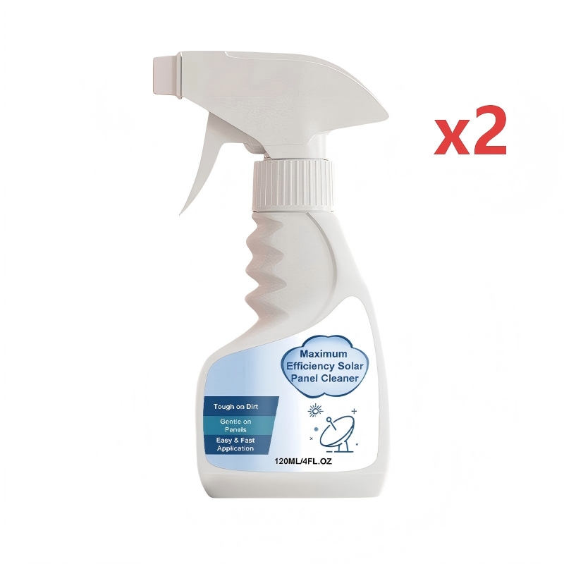 🔥¡Oferta imperdible con 50% de descuento!🔥 Limpiador en aerosol para paneles solares: alta eficiencia, sin manchas, biodegradable, 946 ml (32 oz) rinde 570 litros (150 galones) ☀️