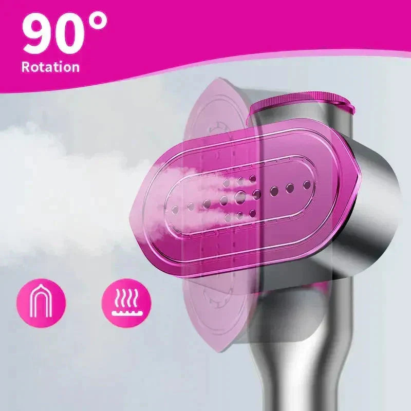 🥳2026 HOT SALE🥳💞50K+ SOLD!💥🧺💨 50% OFF! Steam Iron & Steamer 2-in-1 – Kills 99.99% mites & bacteria. 5s preheat, 150ml tank. Ceramic plate, even heat. Safe for silk to cotton. Your fabric care essential. 🛡️🌿