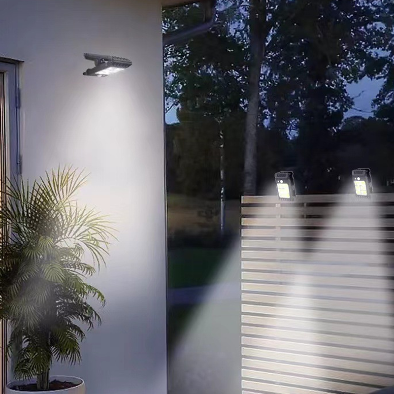 🌞 Lámpara solar con sensor de movimiento y clip: iluminación exterior ecológica y de bajo consumo energético 🌍💡