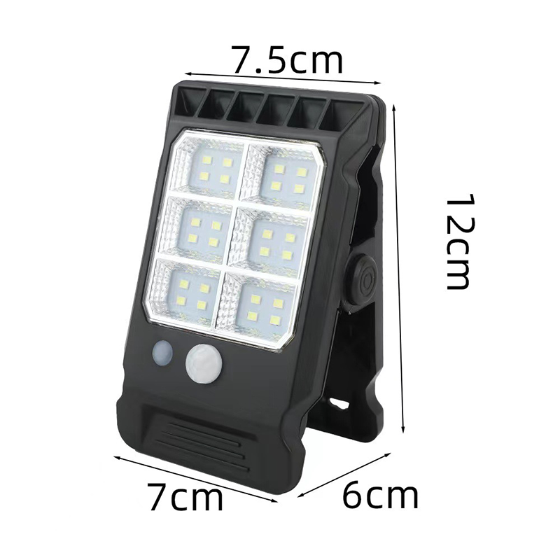 🌞 Lámpara solar con sensor de movimiento y clip: iluminación exterior ecológica y de bajo consumo energético 🌍💡