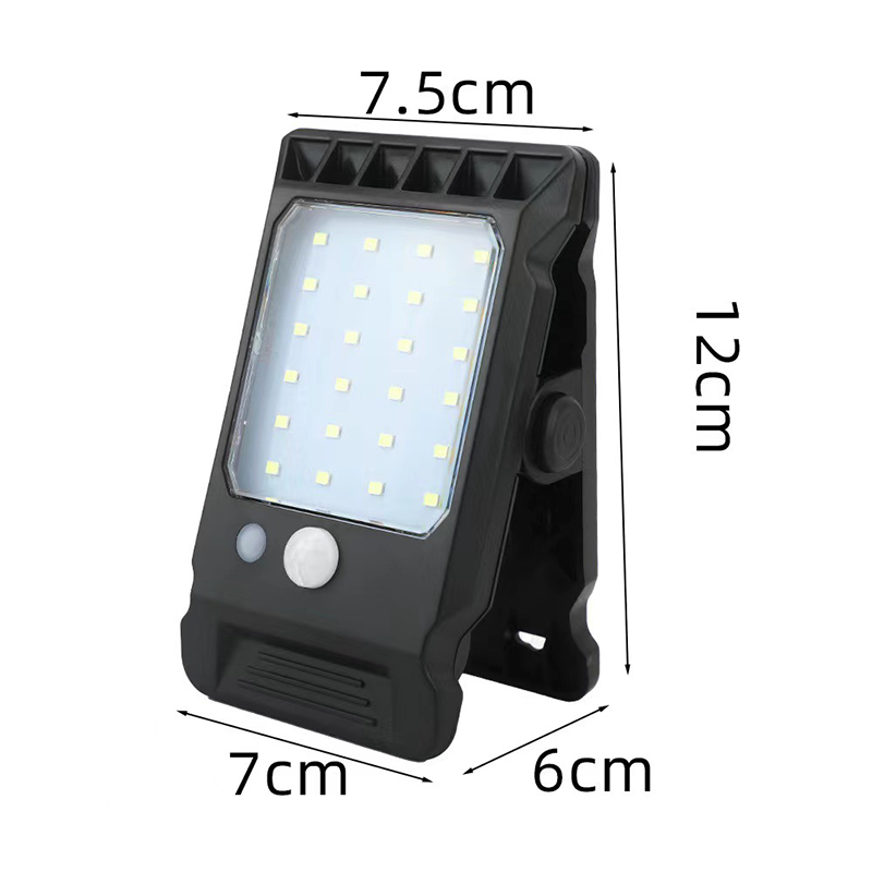 🌞 Lámpara solar con sensor de movimiento y clip: iluminación exterior ecológica y de bajo consumo energético 🌍💡