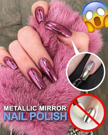 📢📢50% OFF !! ⏰2026 Glamorous Metallic Mirror Nail Polish
