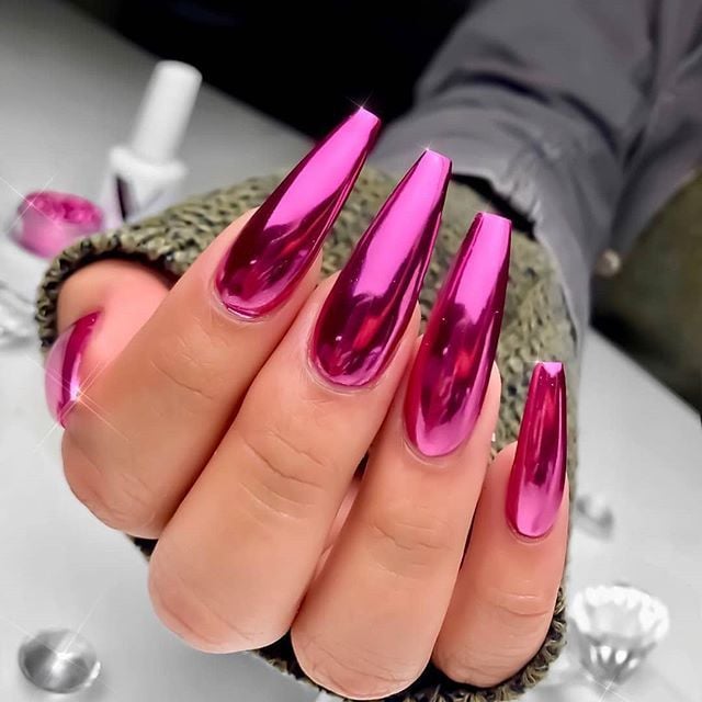 📢📢50% OFF !! ⏰2026 Glamorous Metallic Mirror Nail Polish