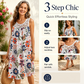 Women's Elegant Sleeveless Floral Dress