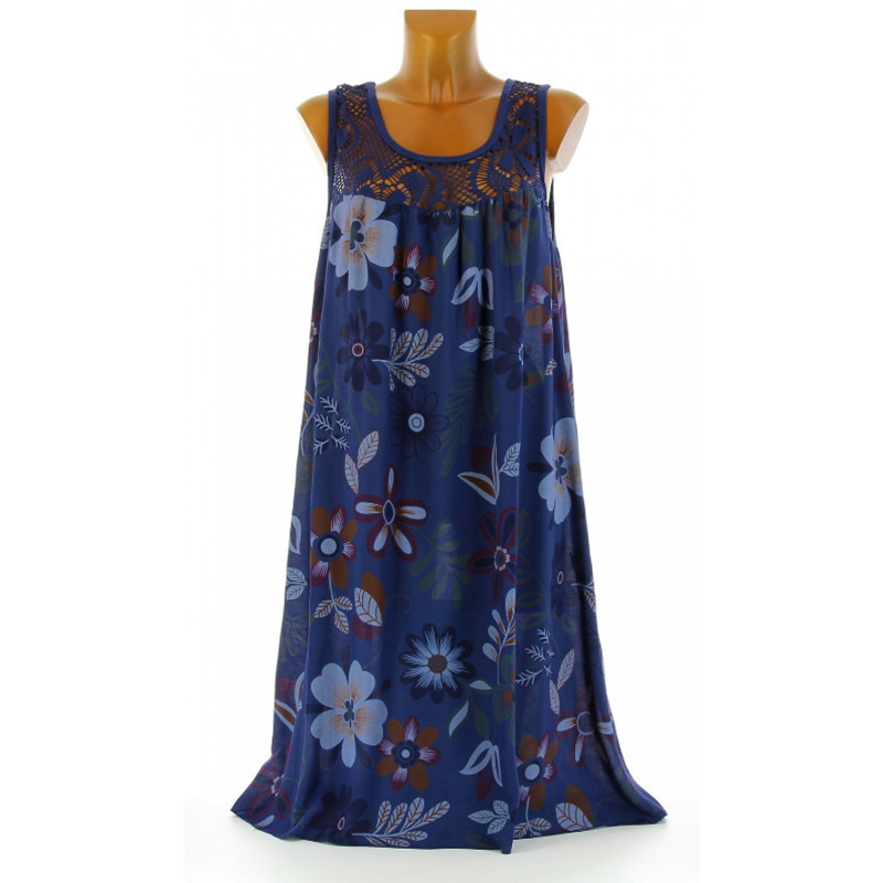 Women's Elegant Sleeveless Floral Dress