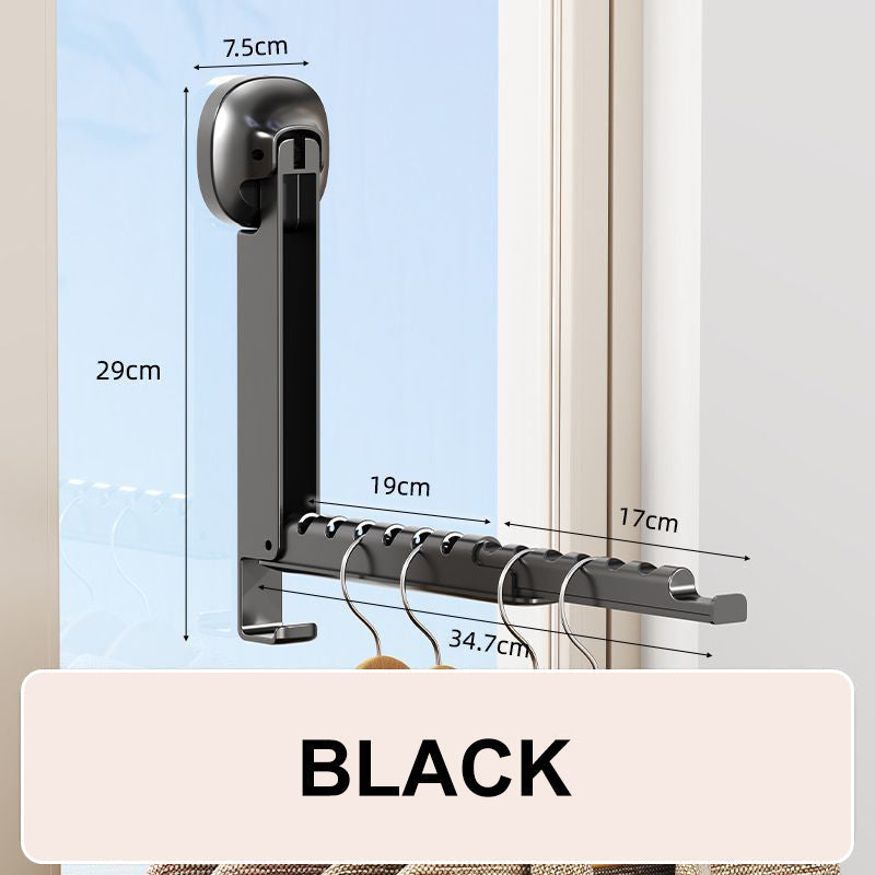 🔥¡Oferta imperdible con 50% de descuento!🔥 Tendedero plegable extensible con ventosas: no requiere taladro, ahorra espacio, ideal para baño y balcón 👚