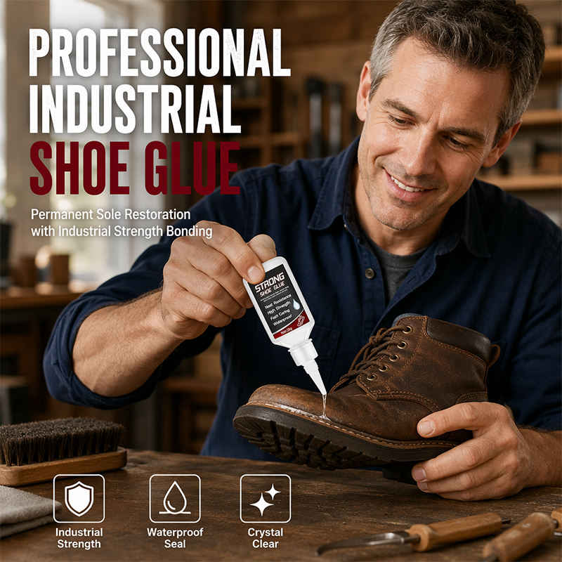 ⏳⏳Pegamento impermeable de alta resistencia para reparación de suelas de zapatos