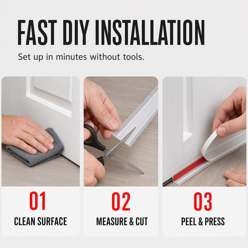 Weatherproof  Door Draft Stopper