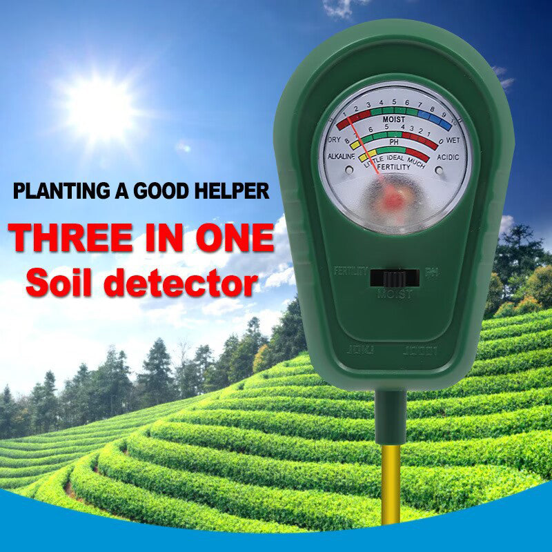3-in-1 Soil Detector with Pointer Display