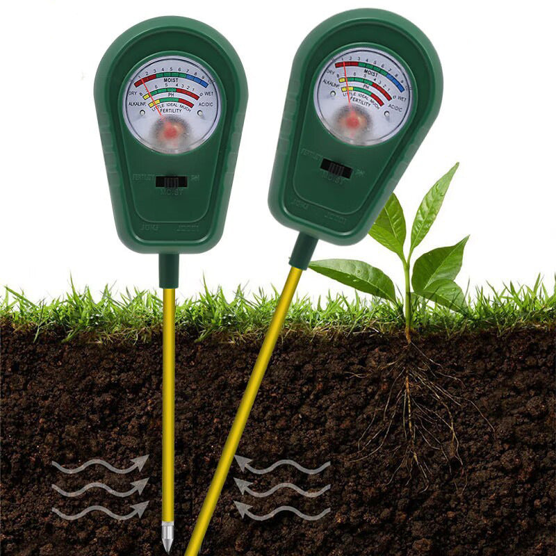 3-in-1 Soil Detector with Pointer Display