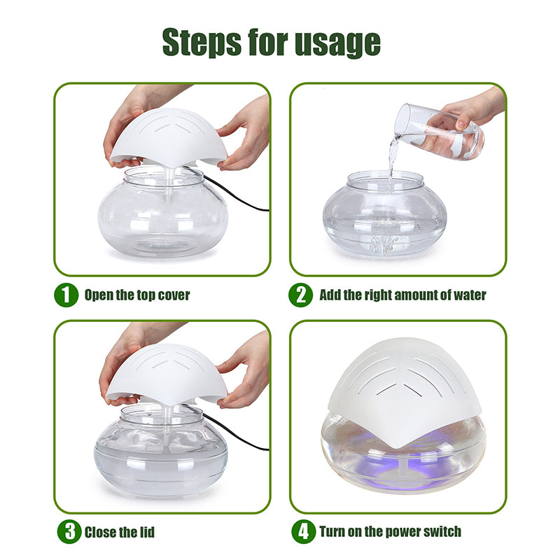 Portable Fog-Free Air Humidifier & Purifier