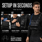 🔥Hot Sale 50% OFF🔥Front & Back Cycling Vest Pack for Men – Hydration Ready, 3L Storage, Breathable Mesh 🏃