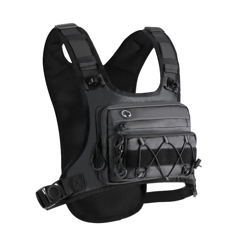 🔥Hot Sale 50% OFF🔥Front & Back Cycling Vest Pack for Men – Hydration Ready, 3L Storage, Breathable Mesh 🏃