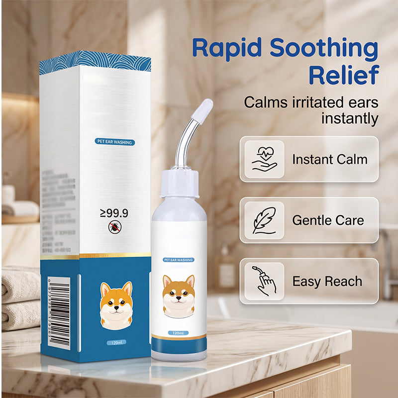 Gentle Pet Ear Cleaner Solution