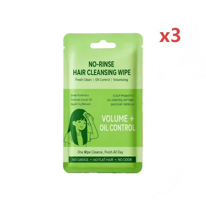 🥳2026 TOP PICK🥥 Waterless Hair Wipes – Oil-Control Peptides, Volumizes, No Rinse Needed – Compact & Lightweight – Perfect for On-the-Go! 🌸💨