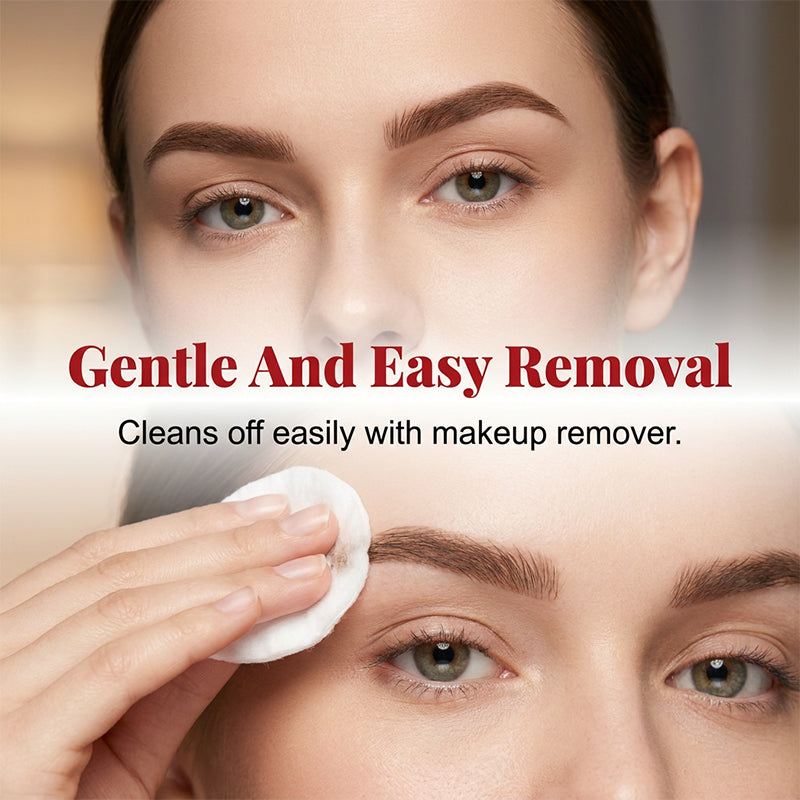 Lápiz de cejas para microblading resistente al agua con doble punta