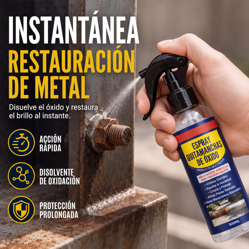 Spray removedor de óxido multiusos y lubricante