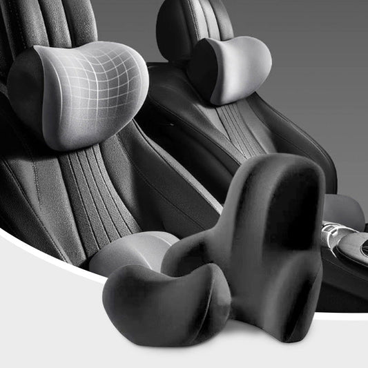 ⏳Limited-time 50% off⏰Memory Foam Headrest & Lumbar Support for Car Seat🚗🛋️
