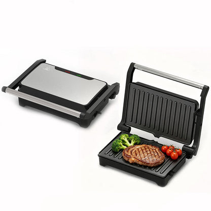 🍳 Electric Sandwich Maker with Ribbed Nonstick Grill Plates