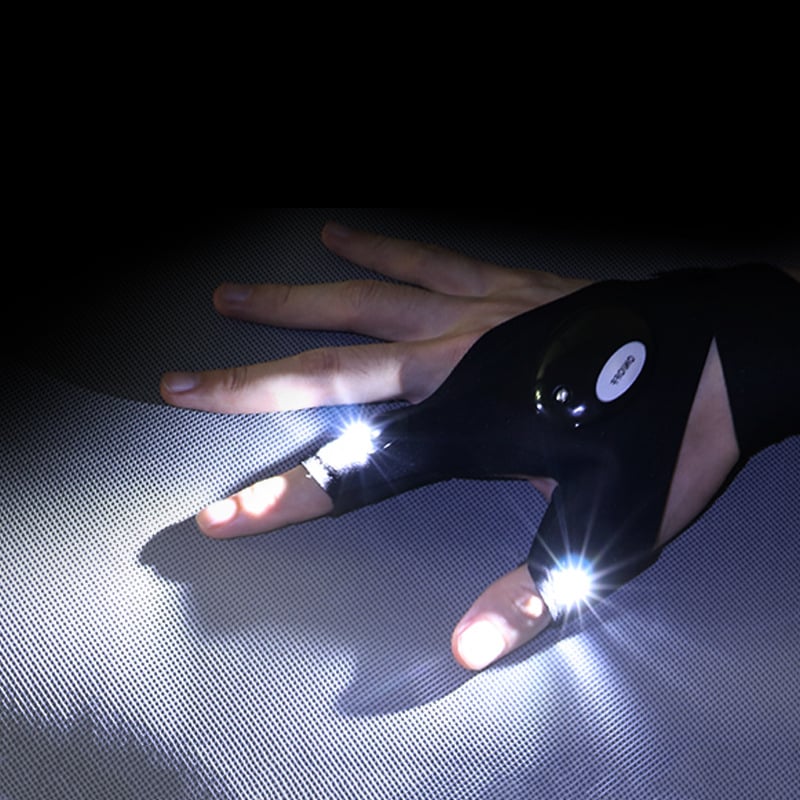 AuraCue™ LED-Handschuhe mit wasserdichte Beleuchtung