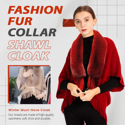 Mode Pelzkragen Schal Mantel（Kaufen Sie 2 gratis Versand）